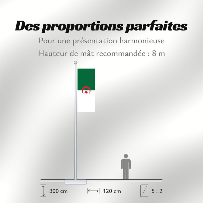 Proportions du drapeau : Algeria	L Algérie	Argelia	Algerien	Dell Algeria	Algerije	Argélia	Algierii	Vo Algérie	علم الجزائر	Σημαία της Αλγερίας	Alĝerio	Algerian	דגל אלג יריה	Algéria	Aljazair	アルジェリアの国旗	Asenǧaq n Dzayer	알제리의 국기	Drapèu d Argeria	Флаг Алжира	Alžirije	Algeriets	ⴰⵏⴰⵢ ⴰⴷⵣ