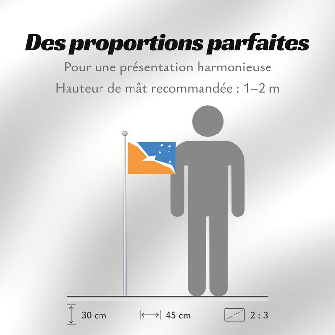 Proportions du drapeau : Provincia de Tierra del Fuego Tierra del Fuego Province, Argentina Province de Tierra del Fuego provincia de Tierra del Fuego Tierra del Fuego (Provinz) Provincia di Terra del Fuoco