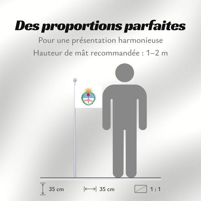 Proportions du drapeau : Provincia de Jujuy	Jujuy Province	province de Jujuy	Jujuy (Provinz)	Provincia di Jujuy