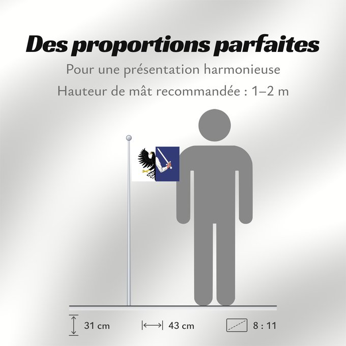 Proportions du drapeau : Connacht W Connacht Connacht ou Connaught