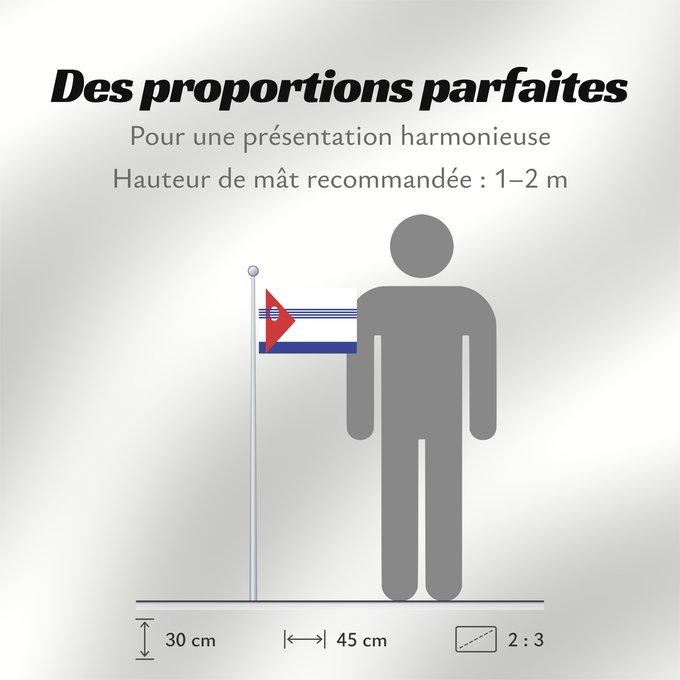 Proportions du drapeau : Artigas Department département d'Artigas Departamento de Artigas Artigas (Departamento) Artigas Dipartimento