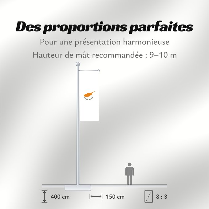 Proportions du drapeau : Cyprus Chypre Chipre Zypern Cipro Cypru علم قبرص Сцяг Кіпра Знаме на Кипър সাইপ্রাসের পতাকা Kyperská vlajka Cyperns Σημαία της Κύπρου Kipro Küprose lipp پرچم قبرس Kyproksen Cipire Σημεῖον τῆς Κύπρου דגל קפריסין Ciprus Կիպրոսի դրոշ კვიპროსის დროშა Cypriae