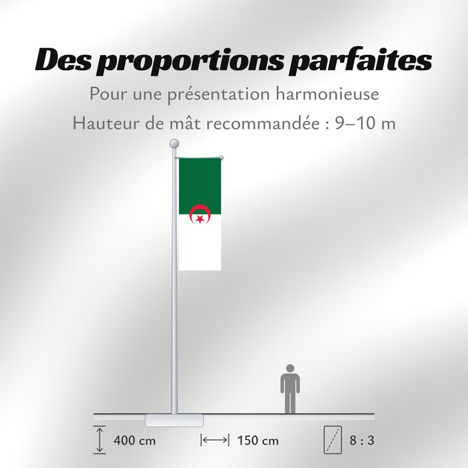 Proportions du drapeau : Algeria	L Algérie	Argelia	Algerien	Dell Algeria	Algerije	Argélia	Algierii	Vo Algérie	علم الجزائر	Σημαία της Αλγερίας	Alĝerio	Algerian	דגל אלג יריה	Algéria	Aljazair	アルジェリアの国旗	Asenǧaq n Dzayer	알제리의 국기	Drapèu d Argeria	Флаг Алжира	Alžirije	Algeriets	ⴰⵏⴰⵢ ⴰⴷⵣ