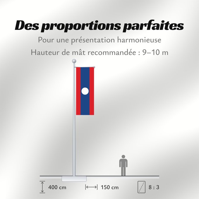 Proportions du drapeau : Laos	Lao People's Democratic Republic	Lao	پرچم لائوس	ທຸງຊາດລາວ	Флаг Лаоса	Laosa	ธงชาติ ลาว