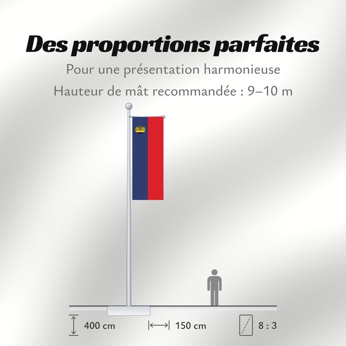 Proportions du drapeau : Liechtenstein Сцяг Ліхтэнштэйна Liĥtenŝtejno Liechtensteingo bandera Ala Liechtensteinê Dal Liechtenstein Флаг Лихтенштейна Lihtenštajna Прапор Ліхтенштейну