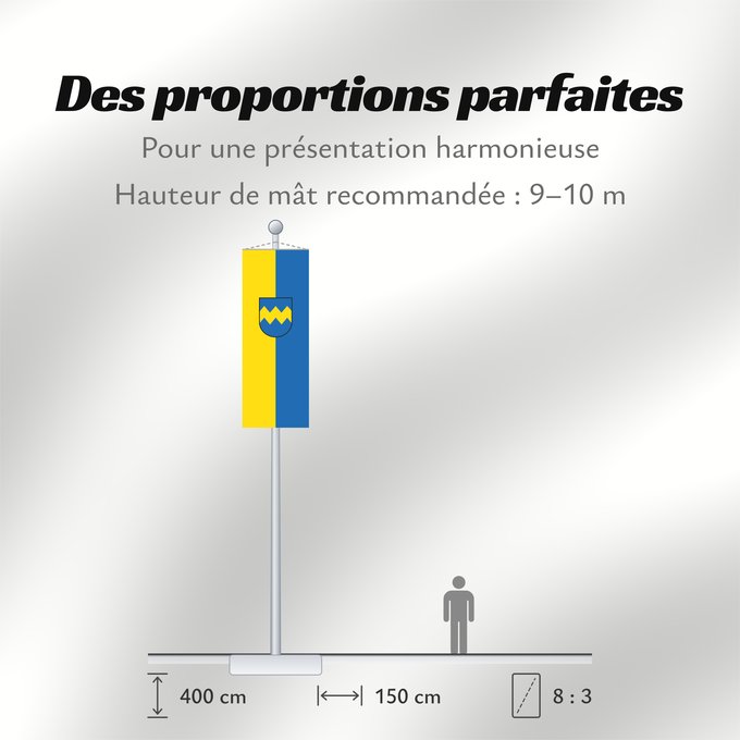 Proportions du drapeau : Pfaffenhofen a.d.Ilm, St (Oberbayerns Städte)