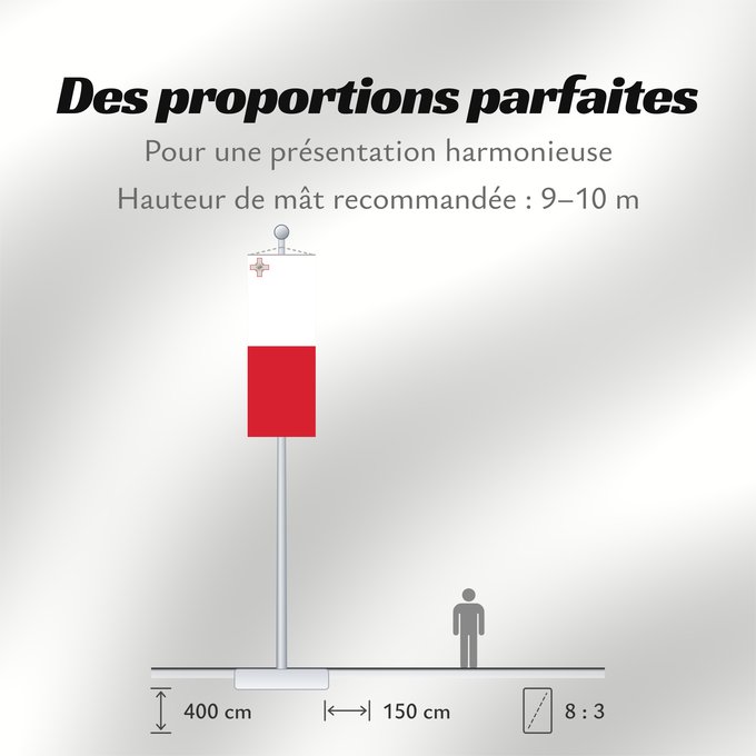 Proportions du drapeau : Malta	Malte	Сцяг Мальты	Maltas	Ta  Malta	Флаг Мальты	Прапор Мальти