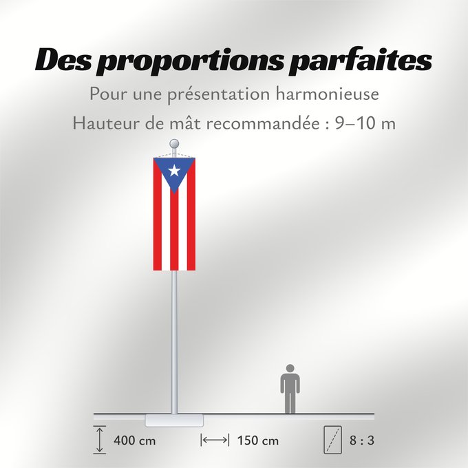 Proportions du drapeau : Puerto Rico	Porto Rico	Puerto Ricos	Portoryka	Porto-Riko	De Porto Rico	Ka hae Pokoliko	Standardo di Porto-Riko	Portuum Divum	Porto Rica	Флаг Пуэрто-Рико	Прапор Пуерто-Рико	Stän Puertorikeänas