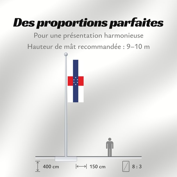 Proportions du drapeau : Netherlands Antilles 1959–1986 Netherlands Antilles Antilles néerlandaises Antillas Neerlandesas Niederländische Antillen Antille Olandesi
