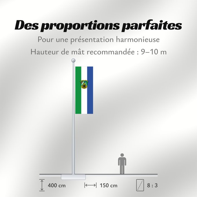 Proportions du drapeau : Reit im Winkl (Chiemgau)