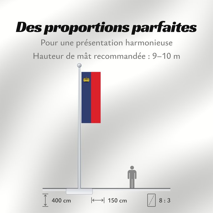 Proportions du drapeau : Liechtenstein Сцяг Ліхтэнштэйна Liĥtenŝtejno Liechtensteingo bandera Ala Liechtensteinê Dal Liechtenstein Флаг Лихтенштейна Lihtenštajna Прапор Ліхтенштейну