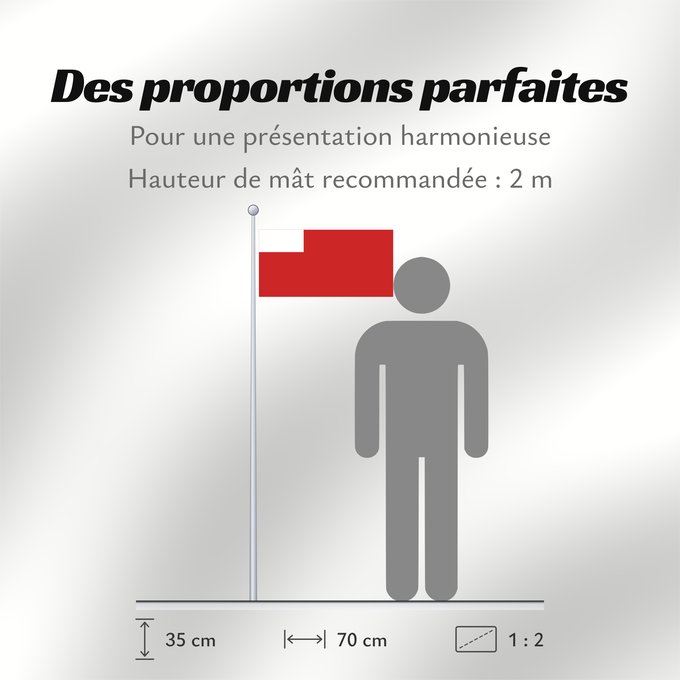 Proportions du drapeau : Abu Dhabi	D Abou Dabi	علم أبو ظبي	Abu Dabi	Прапор Абу-Дабі