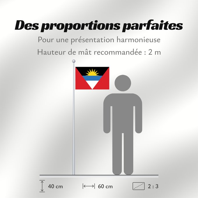 Proportions du drapeau : Antigua and Barbuda	D Antigua-et-Barbuda	Antigua y Barbuda	Antigua und Barbuda	Antigua e Barbuda	Antigua en Barbuda	Antígua e Barbuda	অ্যান্টিগুয়া ও বার্বুডার পতাকা	Antigve i Barbude	ދިދަ އެންޓިގުއާ އަދި ބާބިއުޑާ	Σημαία των Αντίγκουα και Μπαρμπούντα	پرچم