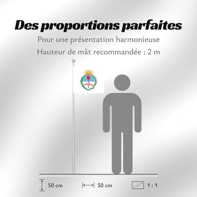 Proportions du drapeau : Provincia de Jujuy	Jujuy Province	province de Jujuy	Jujuy (Provinz)	Provincia di Jujuy