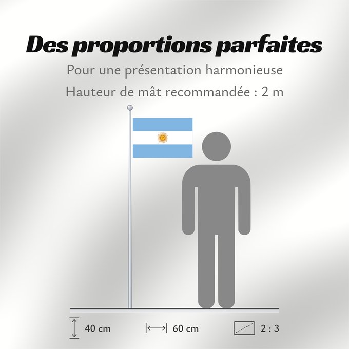Proportions du drapeau : Argentina	Argentin	La Argentina	Argentinien	Dell Argentina	Argentinië	Argentyny	আর্জেন্টিনার পতাকা	Argentine	آرژانتین پرچم	Argentiinan	Airgintín	Флаг Аргентины	Argentíny	Argentinas	Прапор Аргентини	​阿根廷国旗
