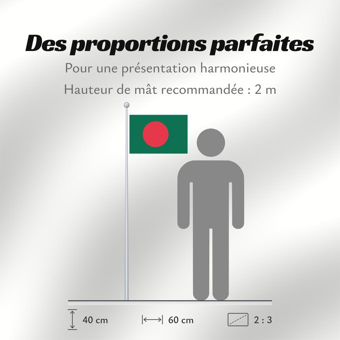 Proportions du drapeau : Bangladesh	Bangladesch	علم بنغلاديش	বাংলাদেশের জাতীয় পতাকা	Bangladeshs	Bangladeŝo	Bangladeshin	Le bengo lanci	Флаг Бангладеш	Bangladeša