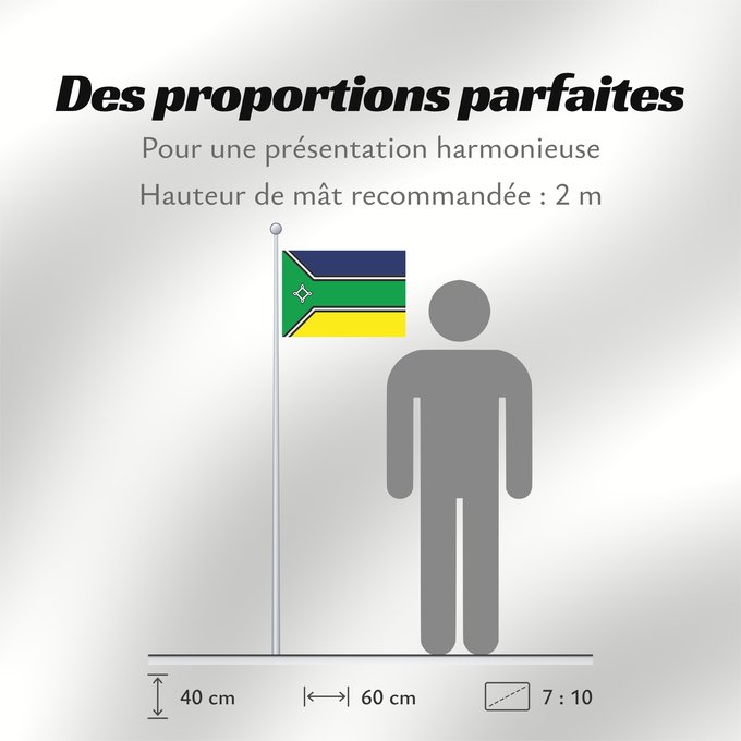 Proportions du drapeau : Amapá