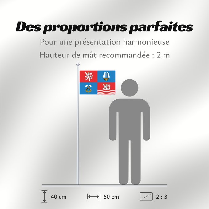 Proportions du drapeau : Karlovy Vary Region	Région de Karlovy Vary	Región de Karlovy Vary	Region Karlovy Vary	Regione di Karlovy Vary