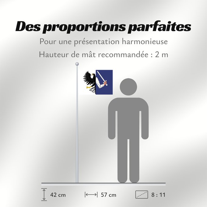 Proportions du drapeau : Connacht W Connacht Connacht ou Connaught