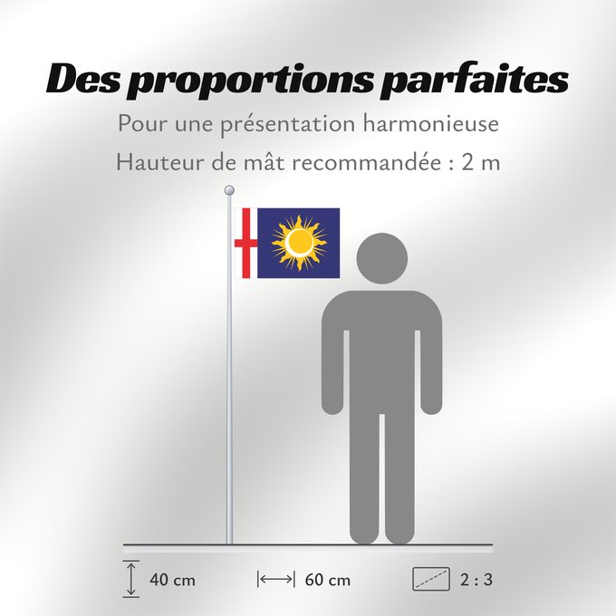 Proportions du drapeau : Milan Province	Province of Milan	Province de Milan	Provincia de Milano	Provinz Mailand	Provincia di Milano