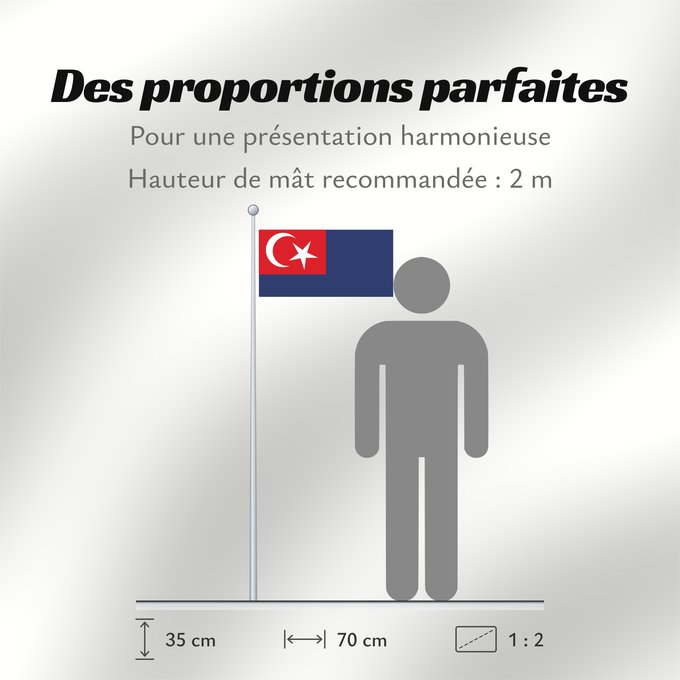 Proportions du drapeau : Johor	Malaysian state Johor	Johor o Johore 