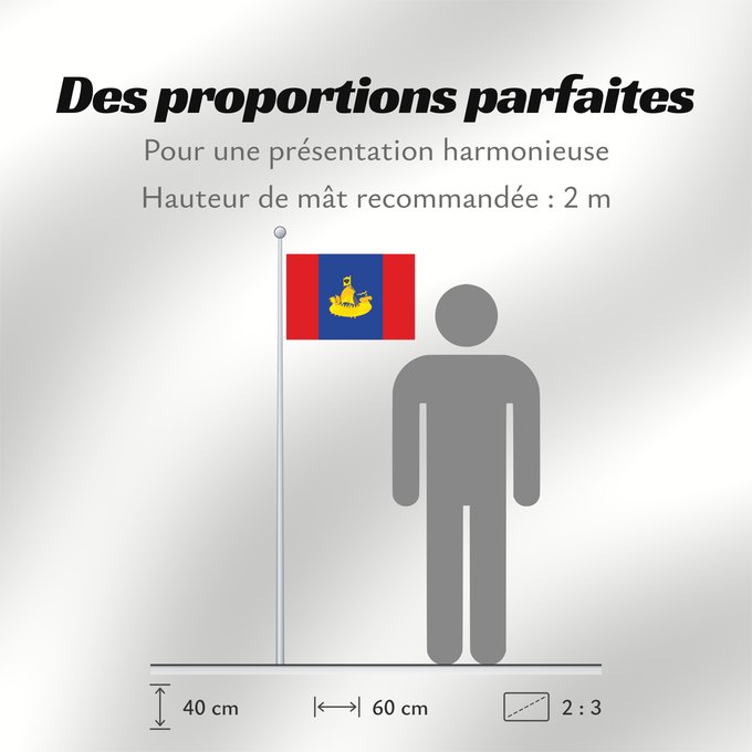 Proportions du drapeau : Kostroma Oblast Oblast de Kostroma Óblast de Kostromá Oblast Kostroma Флаг Костромской области
