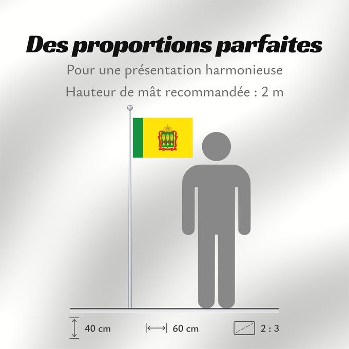 Proportions du drapeau : Penza Oblast	Oblast de Penza	Óblast de Penza	Oblast Pensa