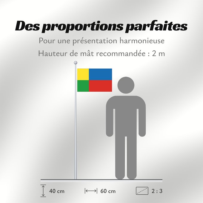 Proportions du drapeau : Zilinsky vlajka Žilina Region Région de Žilina Región de Žilina Žilina