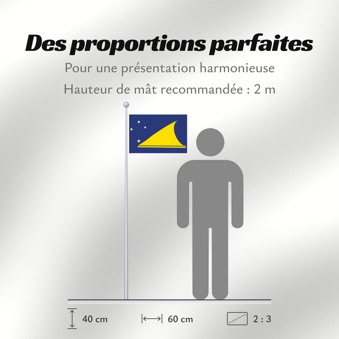 Proportions du drapeau : Tokelau Tokelau since May 2008 Tokelau que fuera adoptada en mayo de 2008 por el parlamento local de este territorio dependiente de Nueva Zelanda Pīwari o Tokelau