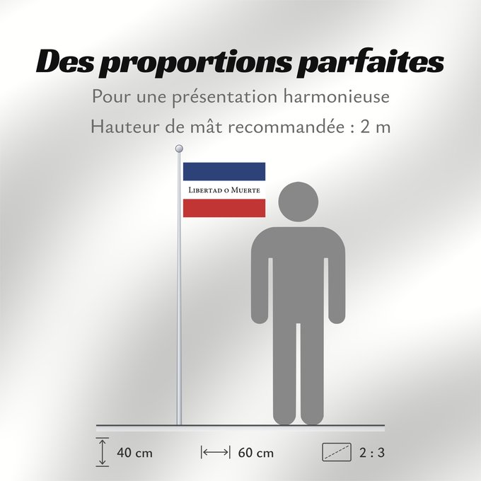 Proportions du drapeau : Treinta y Tres	Treinta y Tres Orientales