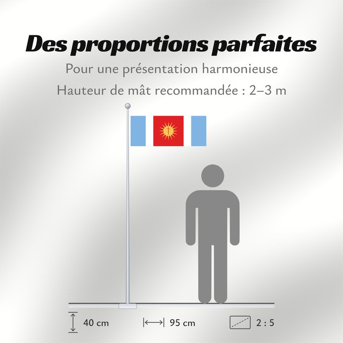 Proportions du drapeau : Provincia de Santiago del Estero	Santiago del Estero Province	province de Santiago del Estero	provincia de Santiago del Estero	Santiago del Estero (Provinz)	provincia di Santiago del Estero	Santiago del Estero, Argentina