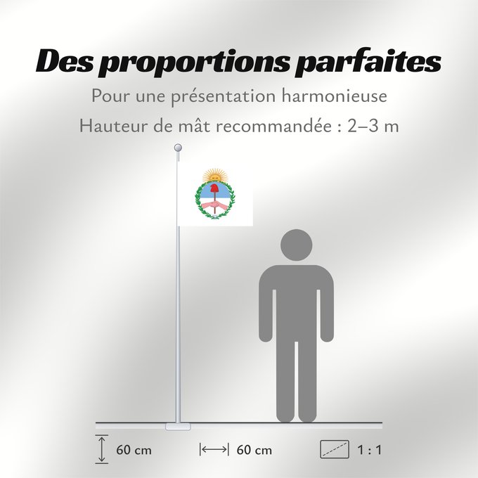Proportions du drapeau : Provincia de Jujuy	Jujuy Province	province de Jujuy	Jujuy (Provinz)	Provincia di Jujuy