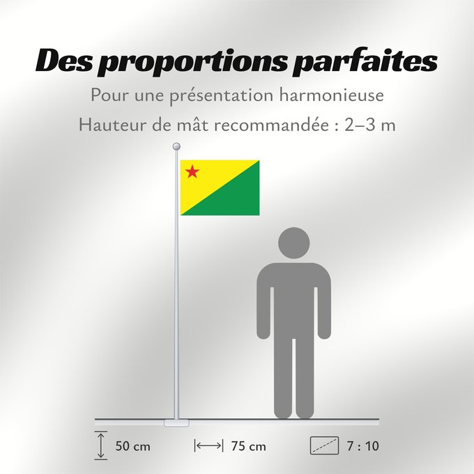 Proportions du drapeau : Acre Acre (state) Acro Acriana
