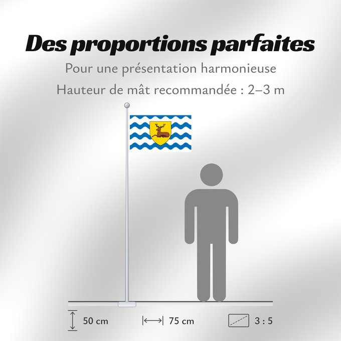 Proportions du drapeau : County Flag of Hertfordshire	Hertfordshire	Hertfordshire flag