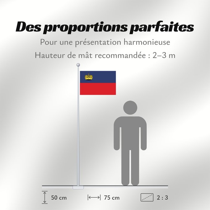 Proportions du drapeau : Liechtenstein Сцяг Ліхтэнштэйна Liĥtenŝtejno Liechtensteingo bandera Ala Liechtensteinê Dal Liechtenstein Флаг Лихтенштейна Lihtenštajna Прапор Ліхтенштейну