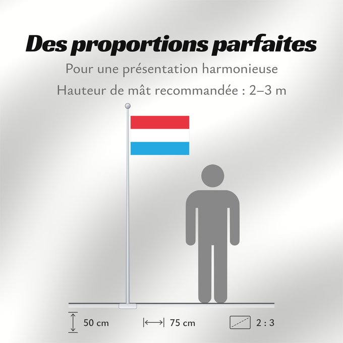 Proportions du drapeau : Luxembourg	Luxemburgo	Luxemburg	Lussemburghese	Luksemburga	Сцяг Люксембурга	Национално знаме на Люксембург	Banniel Luksembourg	Lucemburská vlajka	Luxembourgs	Σημαία του Λουξεμβούργου	Luksemburgi lipp	پرچم لوکزامبورگ	Luxemburgin	Lucsamburg	ლუქსემბურგის დრო