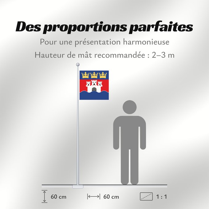 Proportions du drapeau : Jönköpings län vapenflagga	Jönköping County in Sweden	Jönköping	Jönköpings läns vapenflagga