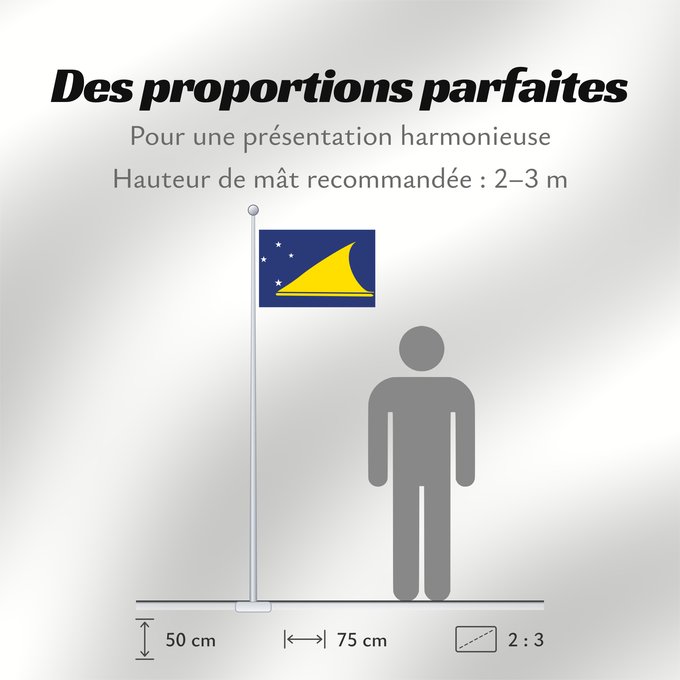 Proportions du drapeau : Tokelau Tokelau since May 2008 Tokelau que fuera adoptada en mayo de 2008 por el parlamento local de este territorio dependiente de Nueva Zelanda Pīwari o Tokelau
