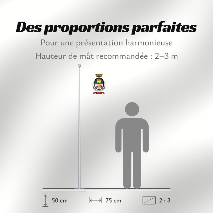 Proportions du drapeau : Cerro Largo