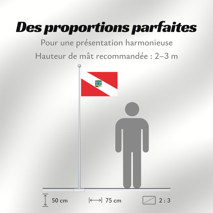 Proportions du drapeau : Tacuarembó