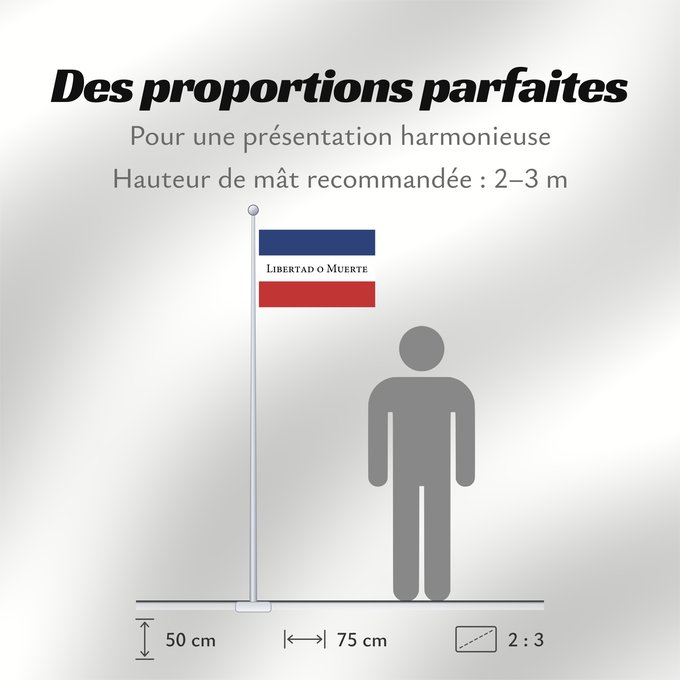 Proportions du drapeau : Treinta y Tres Treinta y Tres Orientales