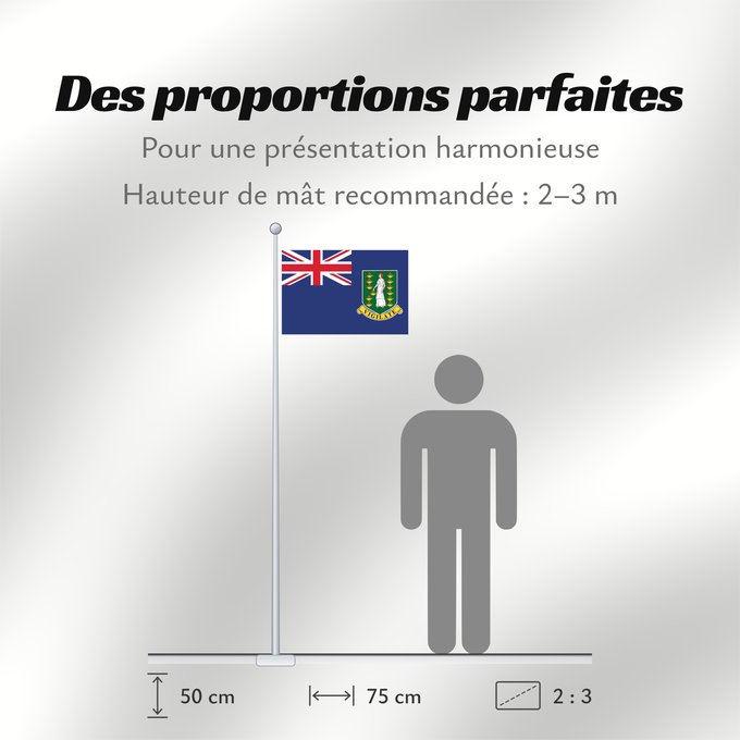 Proportions du drapeau : British Virgin Islands	Virgin Islands, British	Vierges britanniques !Îles Vierges britanniques	Islas Vírgenes Británicas	Britische Jungferninseln	Isole Vergini Britanniche