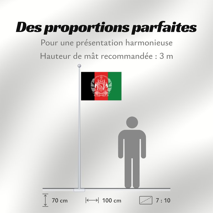 Proportions du drapeau : Afghanistan  2013–2021	Islamic Republic of Afghanistan	République Islamique d Afghanistan	República Islámica de Afganistán	Islamischen Republik Afghanistan	Afghanistan	República Islâmica do Afeganistão	Afganistanu	علم أفغانستان	Afganistana	ئاڵای ئەفغانستا