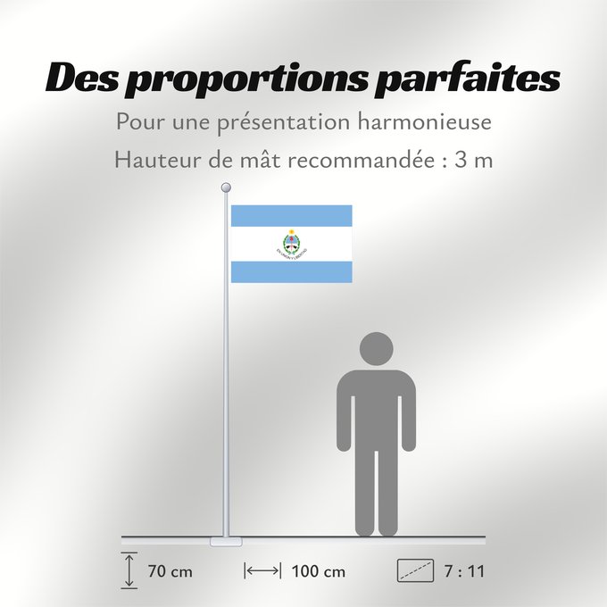 Proportions du drapeau : Provincia de San Juan	San Juan Province, Argentina	province de San Juan	Provincia de San Juan, Argentina	San Juan (Provinz)	Provincia di San Juan