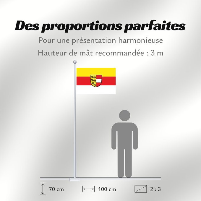 Proportions du drapeau : Carinthia	Carinthia (state)	Kärnten	Carintia