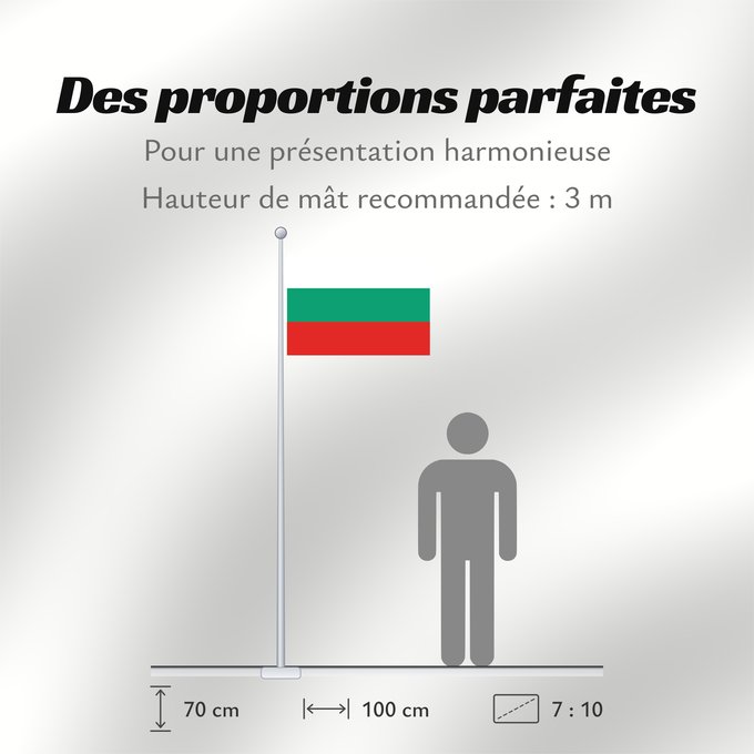Proportions du drapeau : Bulgaria	La Bulgarie	Bulgarien	Bulgara	Bulgarije	Bulgária	Bułgarii	Национално знаме на България	Bulharská vlajka	ꙁна́мѧ Блъгарі́ꙗ	Bulgariens	Σημαία της Βουλγαρίας	Bulgaaria lipp	Bulgarian	Bulgáire	דגל בולגריה	Bugarske	ბულგარეთის დროშა	Bulgaresche Fändel	B