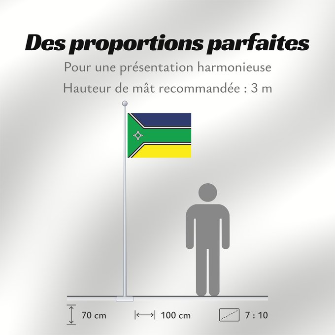 Proportions du drapeau : Amapá