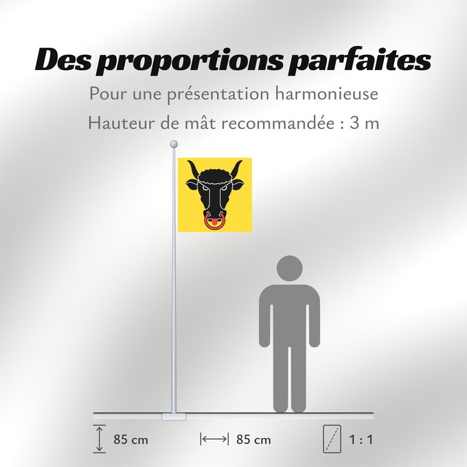 Proportions du drapeau : Canton of Uri Canton of Uri in Switzerland canton d'Uri Cantón de Uri: Kantons Uri Schweiz Uri
