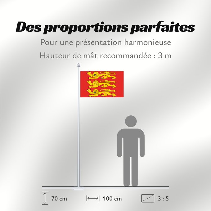 Proportions du drapeau : Haute-Normandie	Upper Normandy region in France	Région Haute-Normandie en France	Baja Normandía	Upper Normandie	Alta Normandia