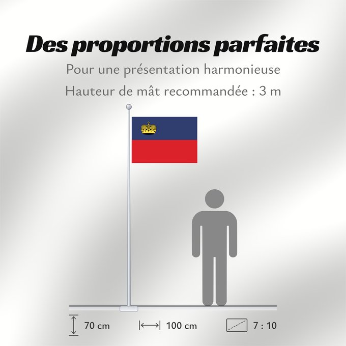 Proportions du drapeau : Liechtenstein	Сцяг Ліхтэнштэйна	Liĥtenŝtejno	Liechtensteingo bandera	Ala Liechtensteinê	Dal Liechtenstein	Флаг Лихтенштейна	Lihtenštajna	Прапор Ліхтенштейну